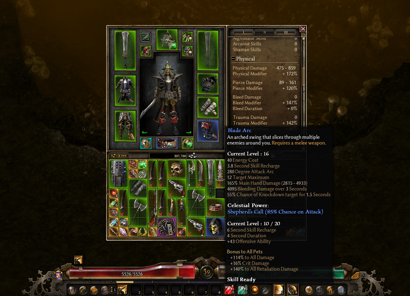 grim dawn shaman skills