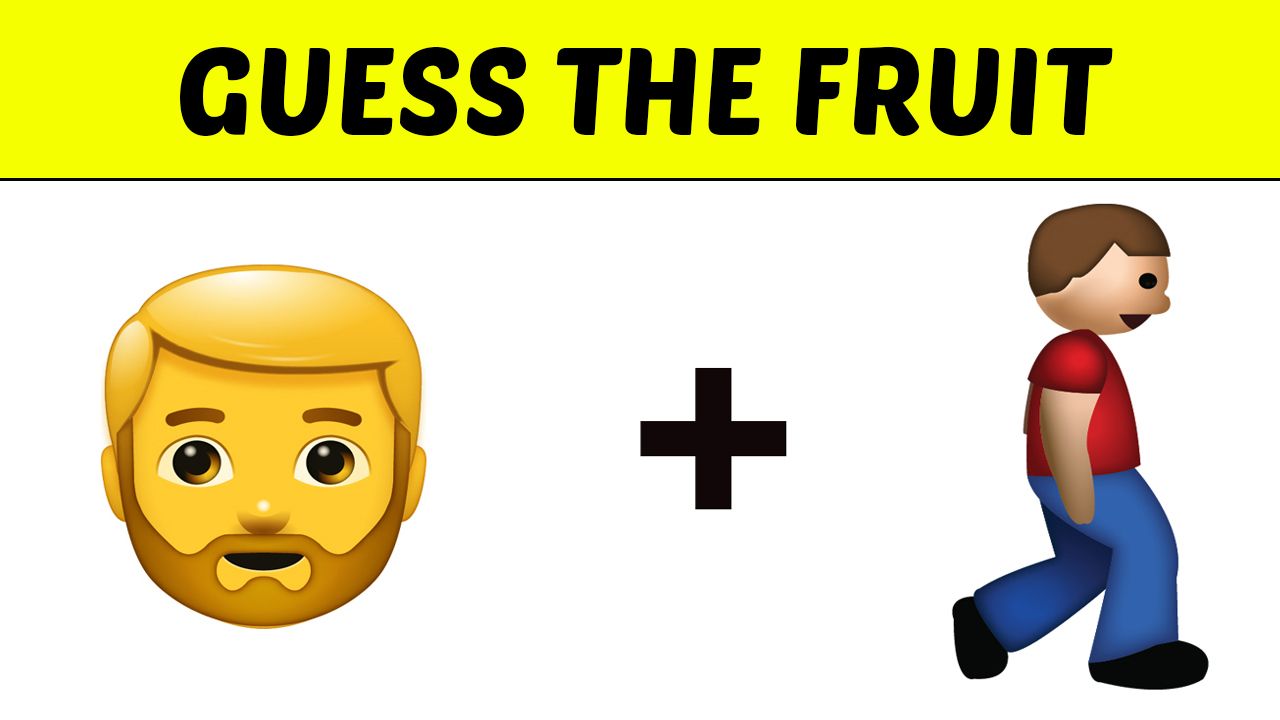 guess the fruit by emoji