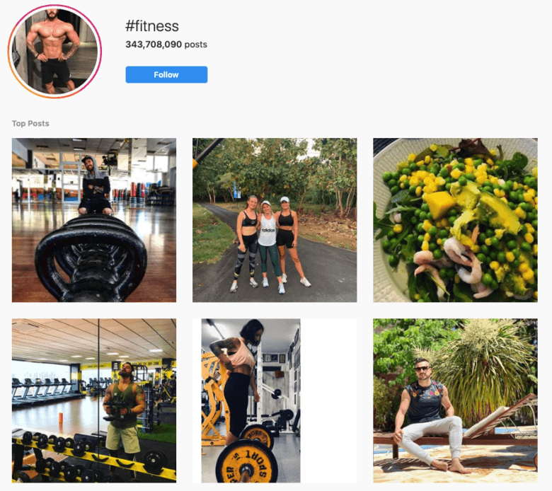 gym hashtag instagram