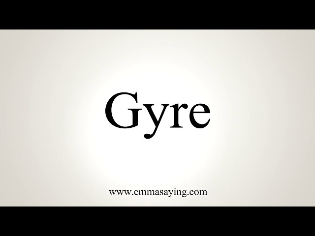 gyre pronunciation