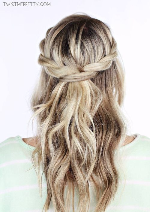 hair up plait styles