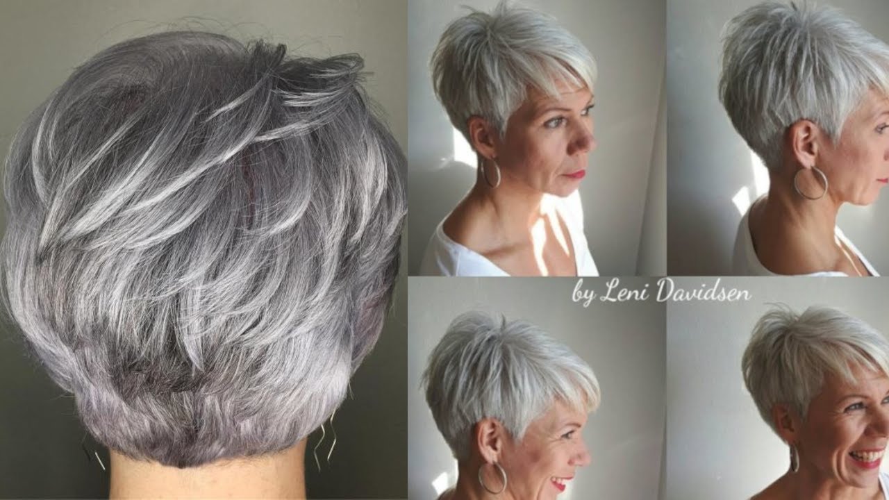 haircuts for gray hair over 60