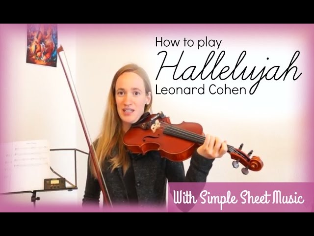 hallelujah chords violin