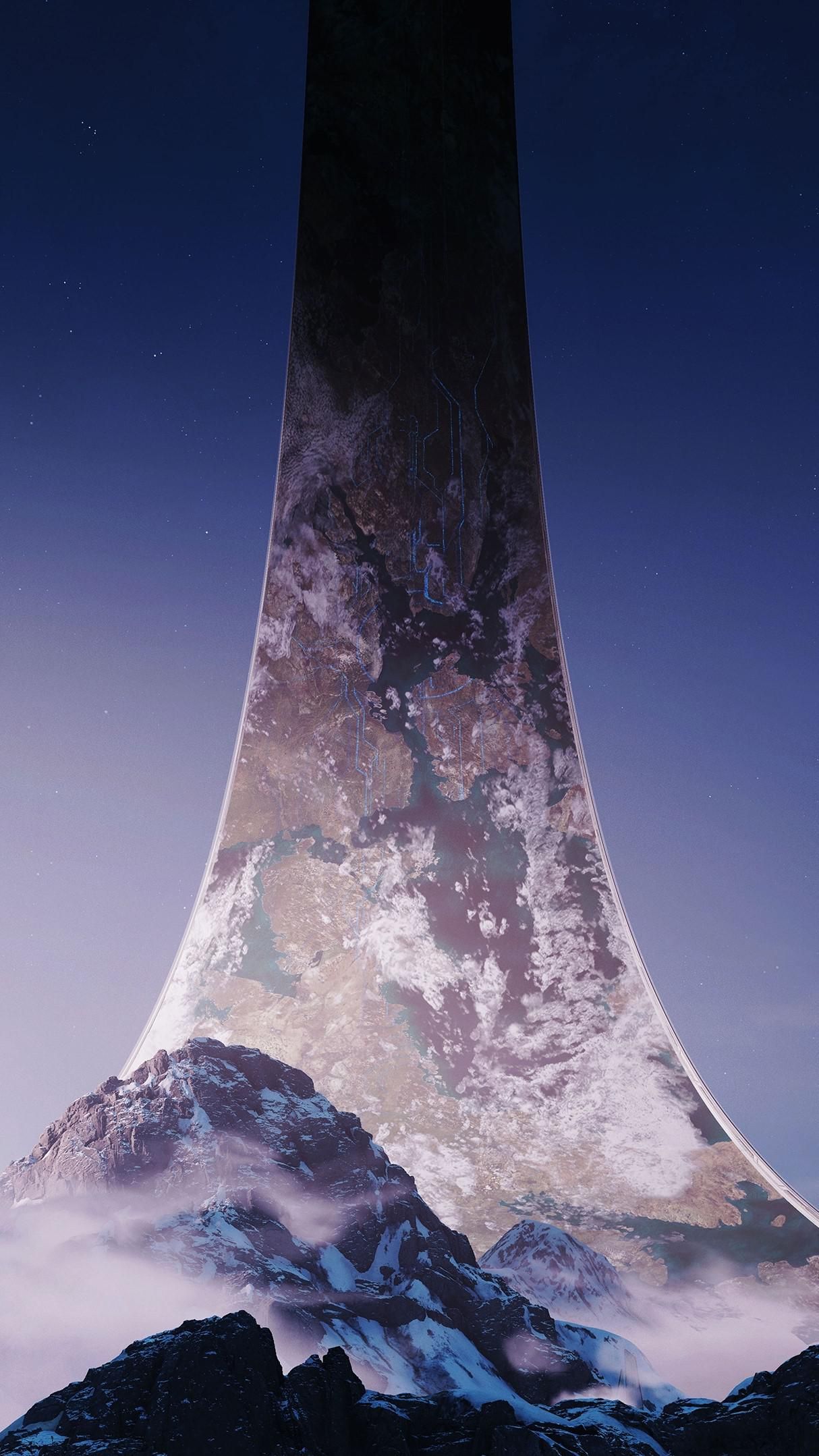 halo phone wallpaper