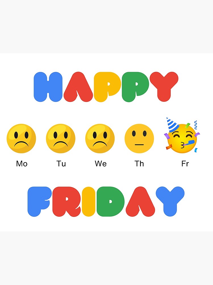 happy friday emoji