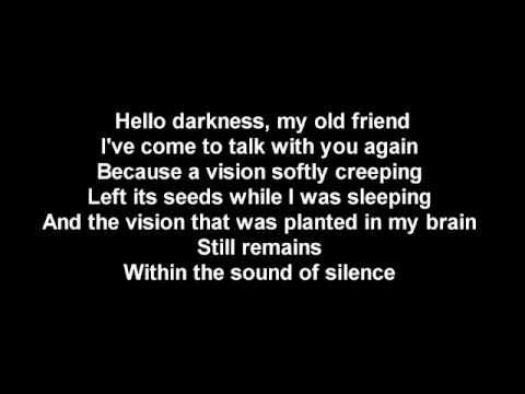 hello darkness lyrics