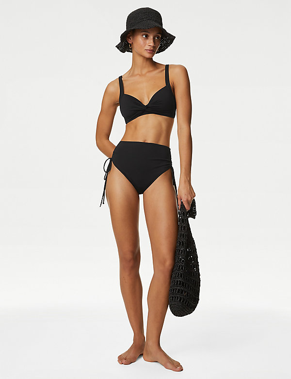 high waist swim bottom tummy control