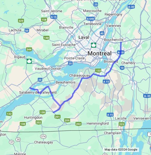 highway that bypasses montreal