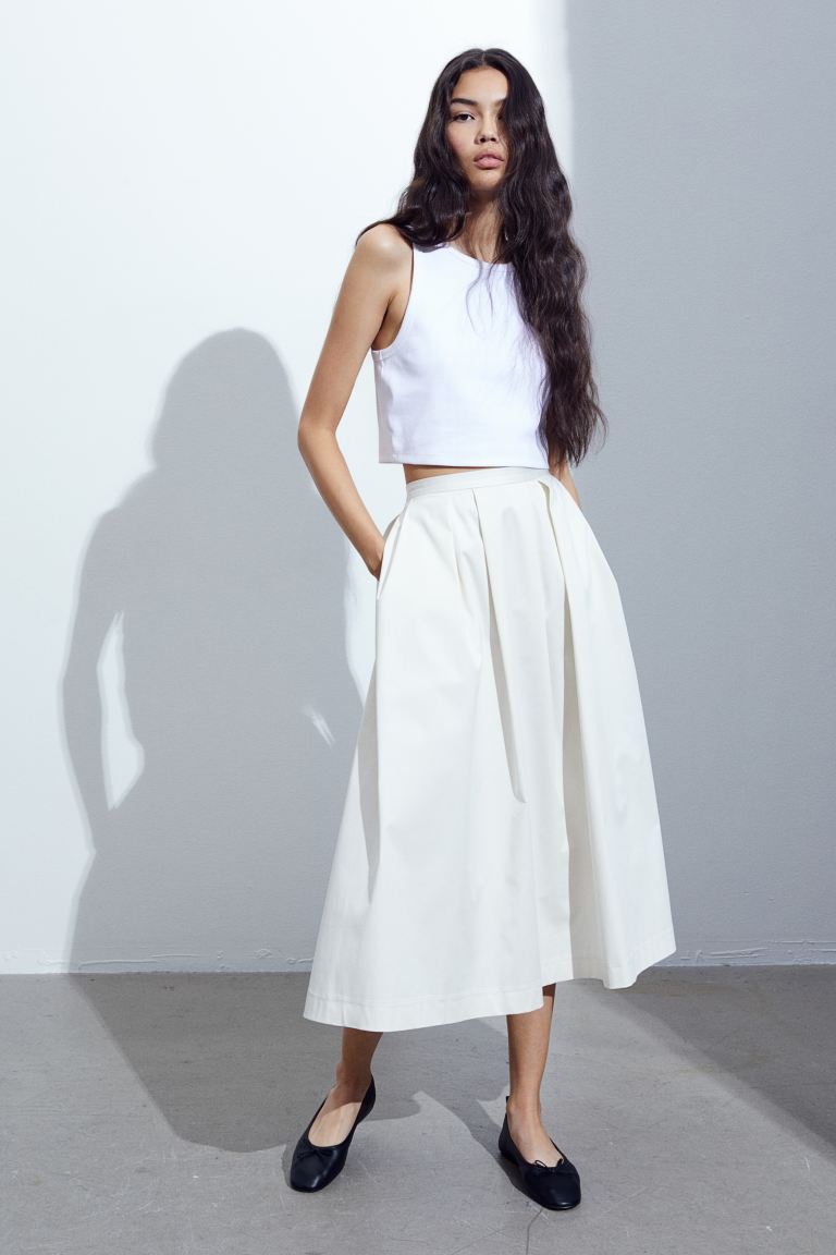 h&m long skirt