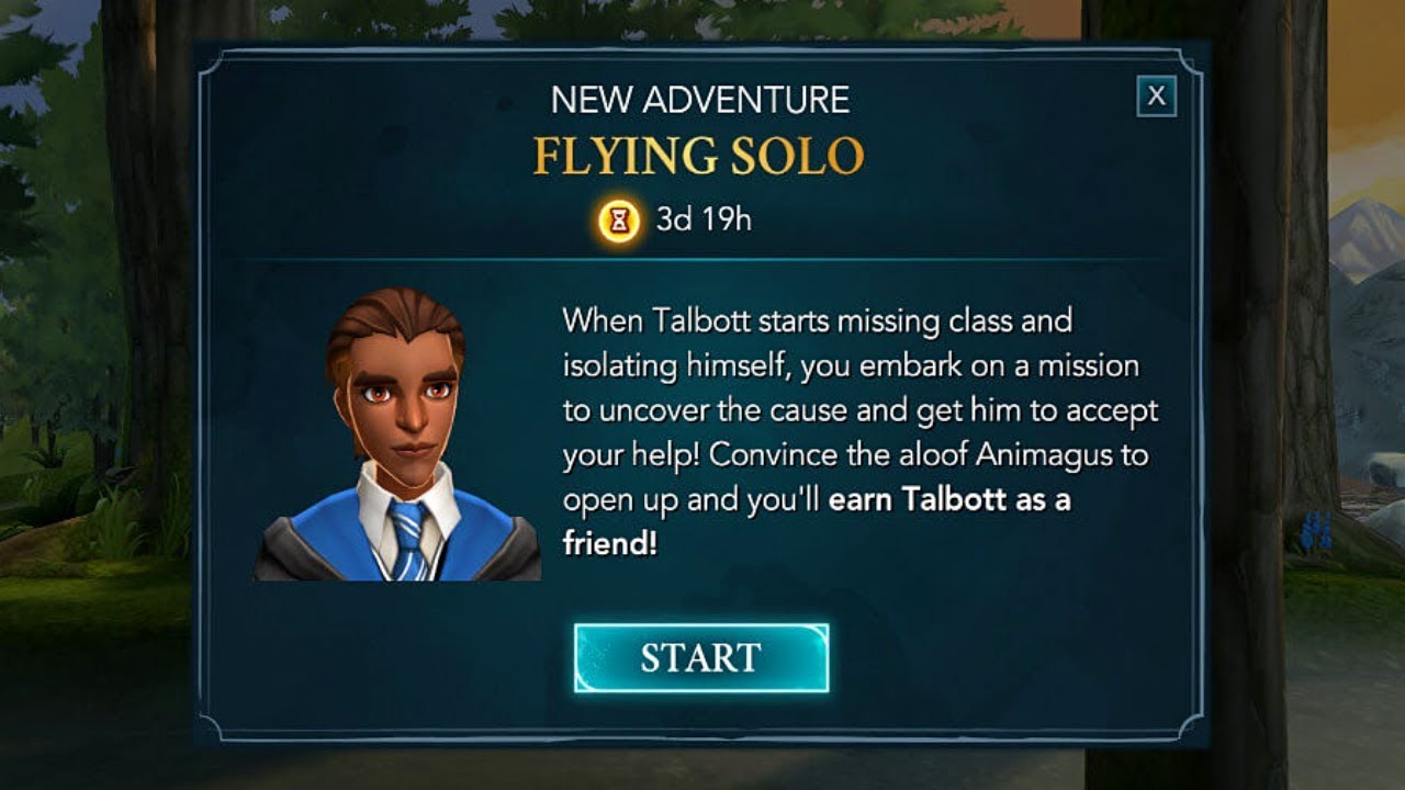 hogwarts mystery flying solo