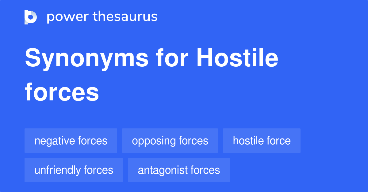 hostile synonym