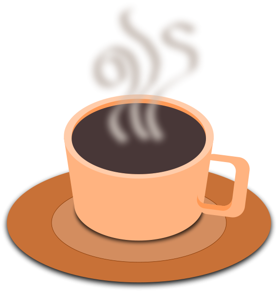 hot coffee clipart