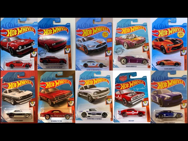 hot wheels muscle mania list