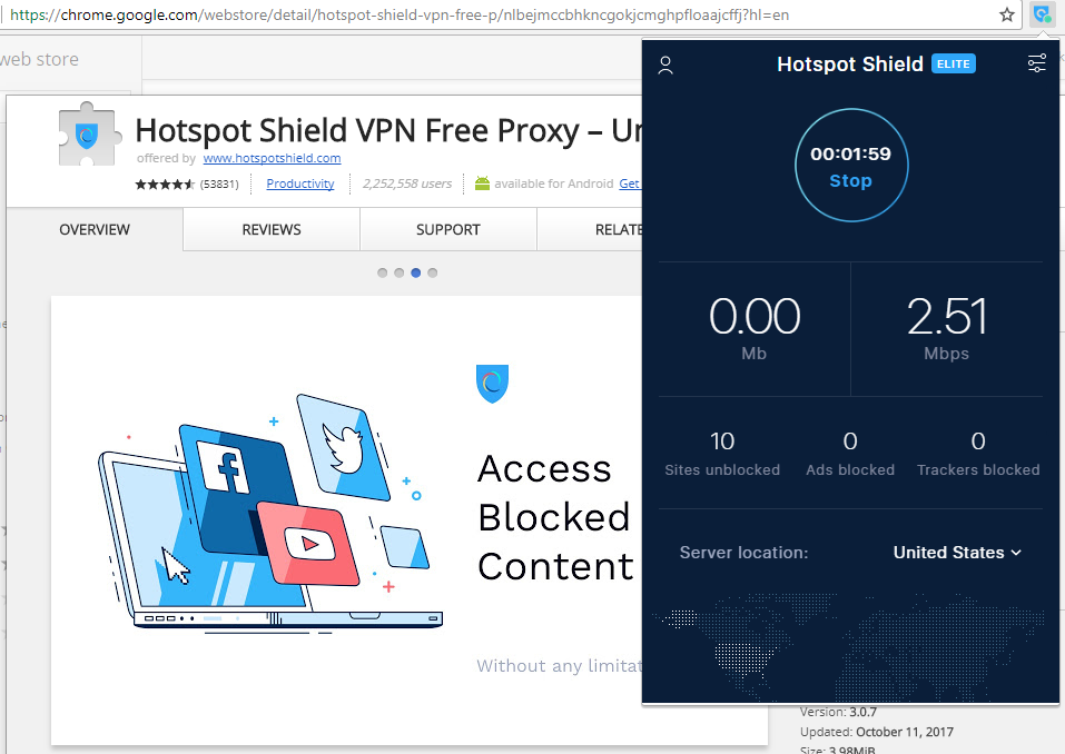 hotspot shield extension