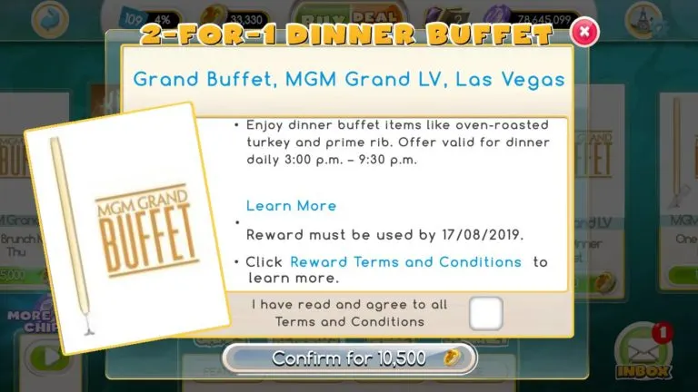 how do i redeem myvegas rewards