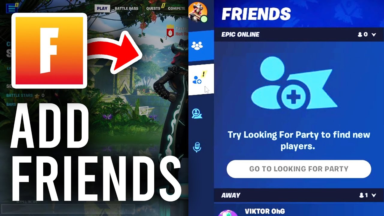 how do you add friends on fortnite ps4