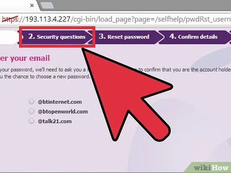 how do you change your bt email password