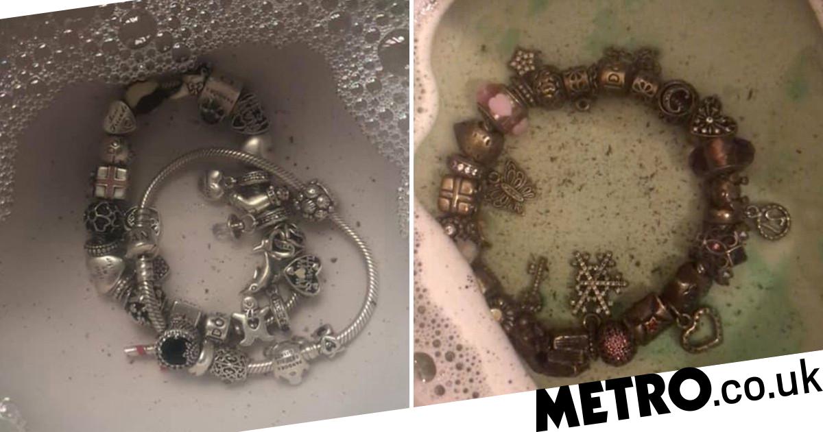 how do you clean pandora charms