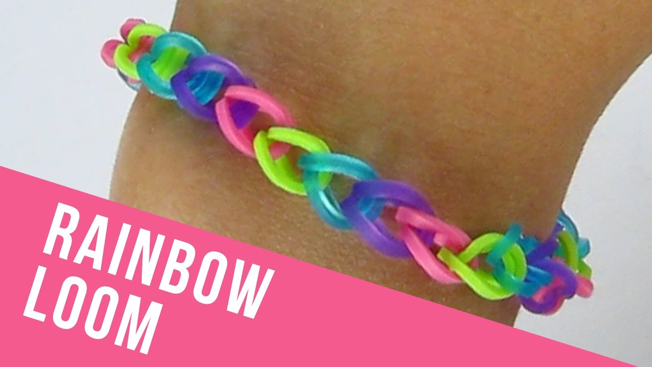 how do you make a rainbow loom bracelet