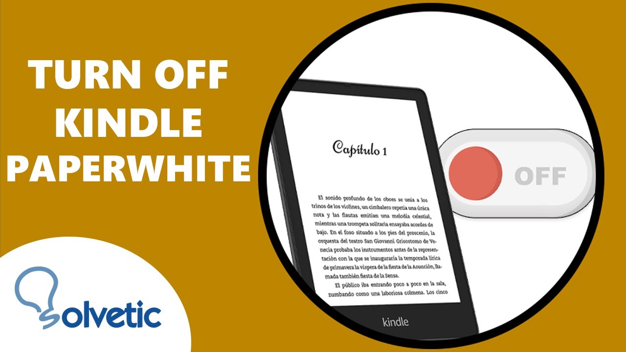 how do you turn off kindle paperwhite