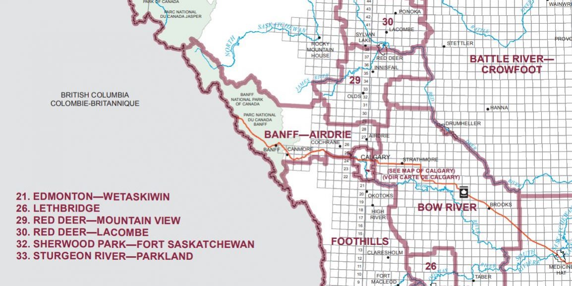 how many constituencies in alberta