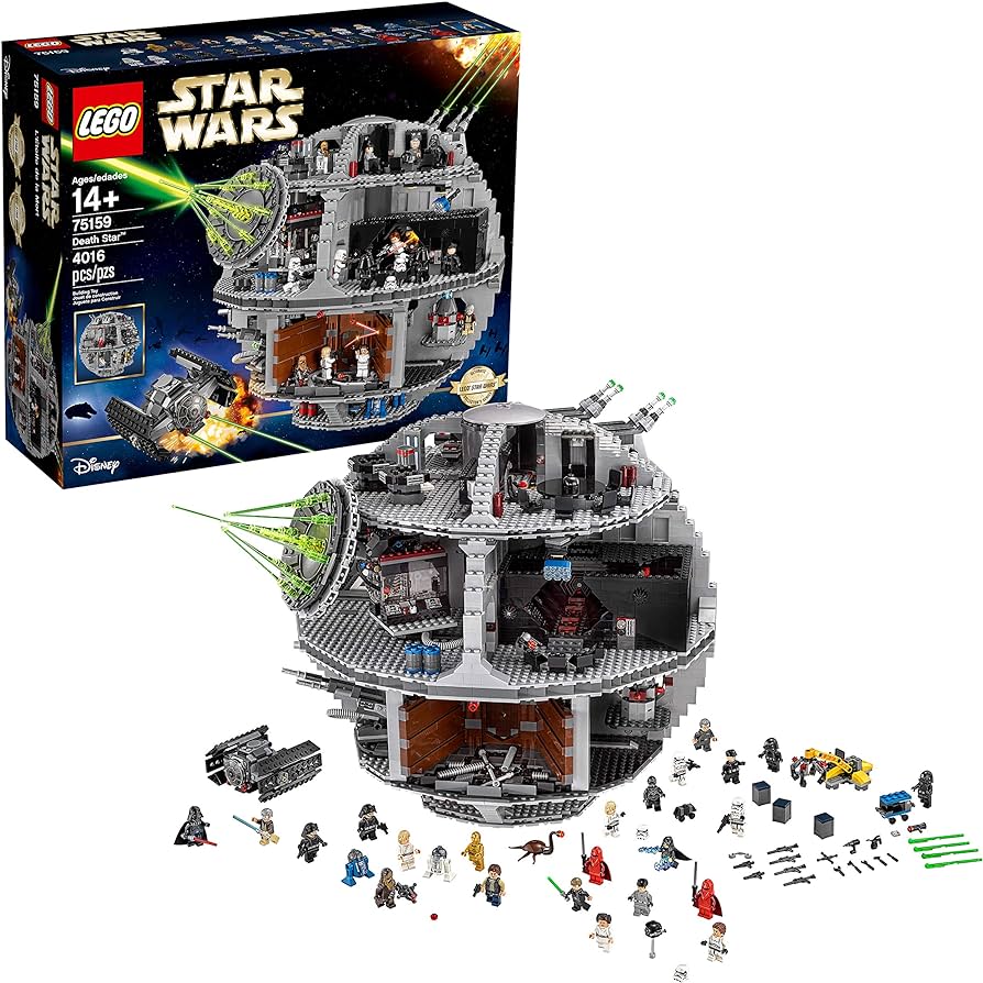 how many lego pieces are in the death star