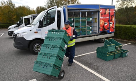 how much do tesco delivery drivers earn