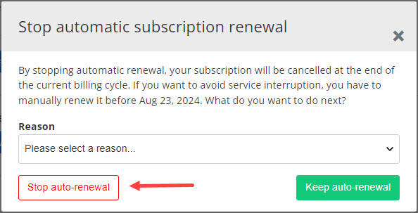 how to cancel driver easy subscription