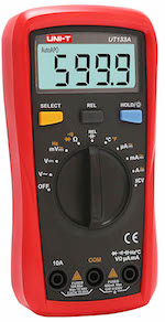 how to check a capacitor using multimeter