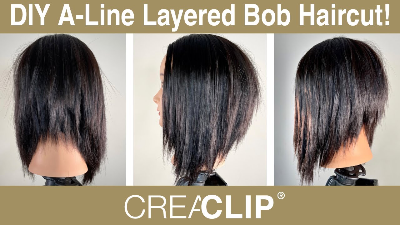 how to cut a layered bob yourself