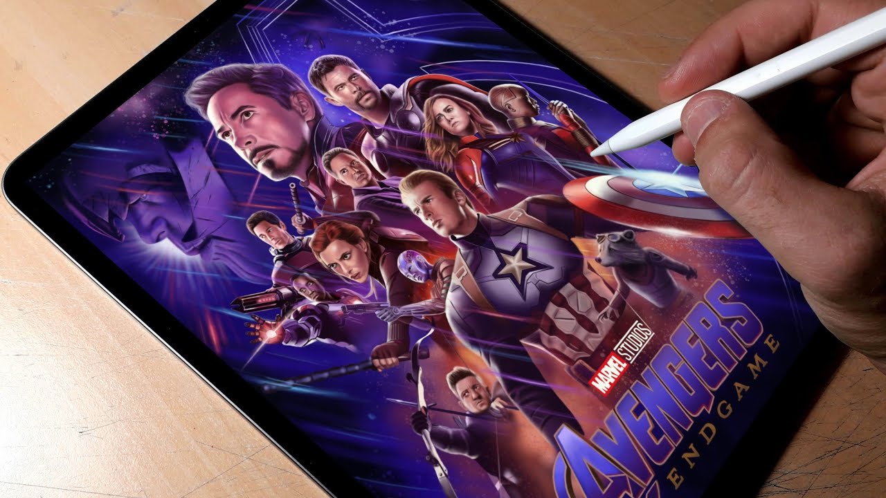 how to draw avengers endgame