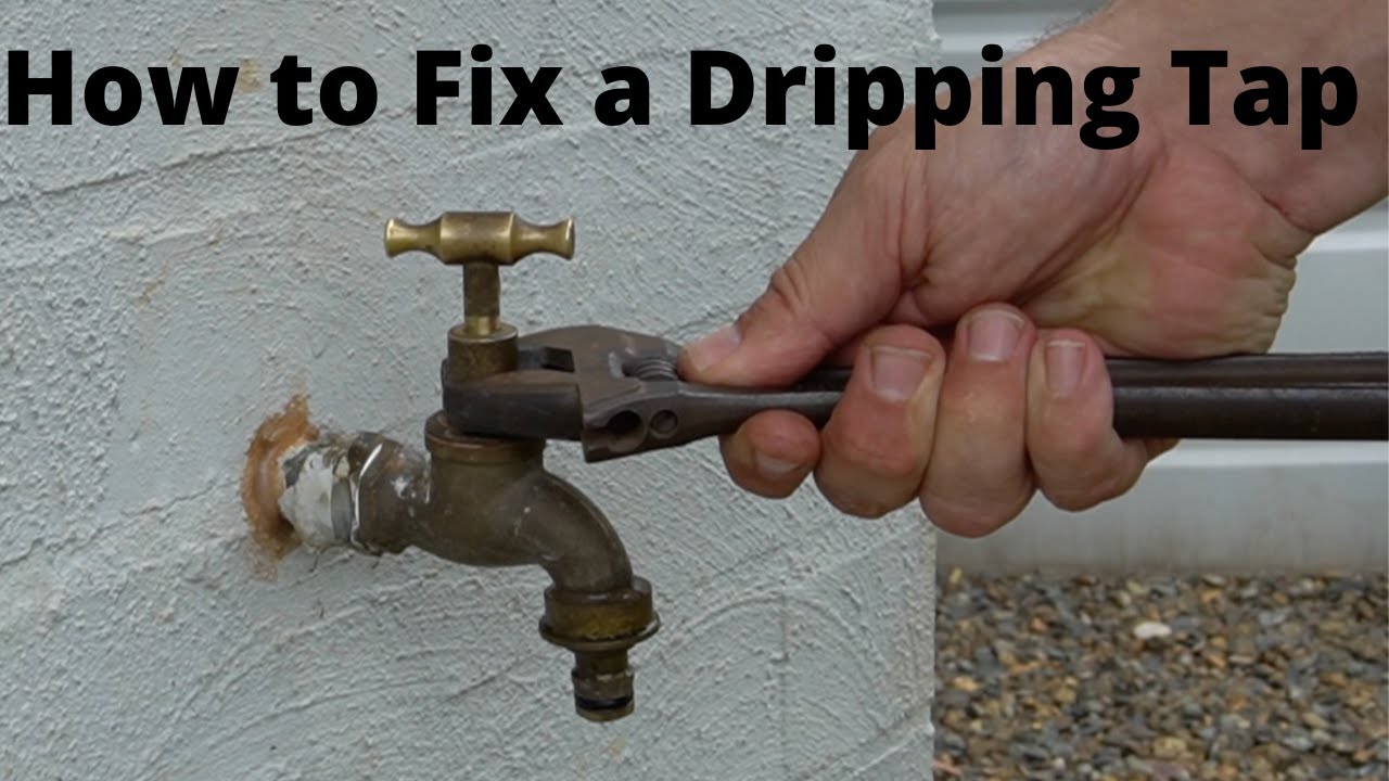 how to fix a leaking outdoor tap