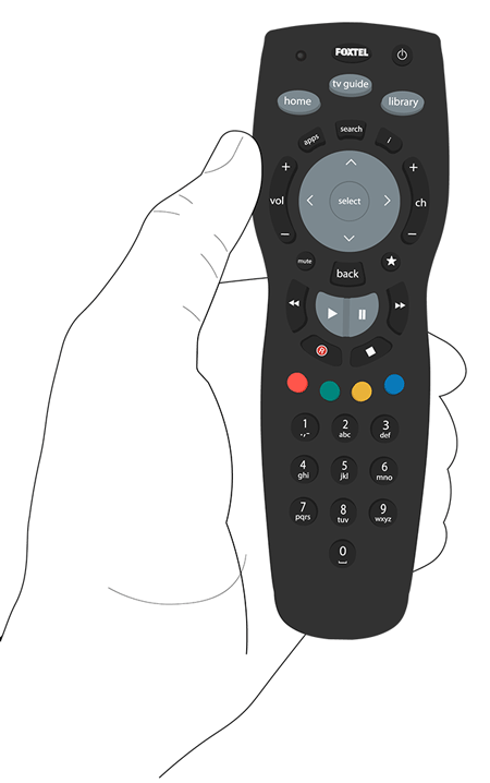 how to pair foxtel remote iq3