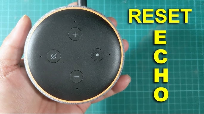 how to reset echo spot