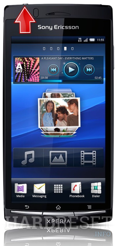 how to reset sony ericsson xperia