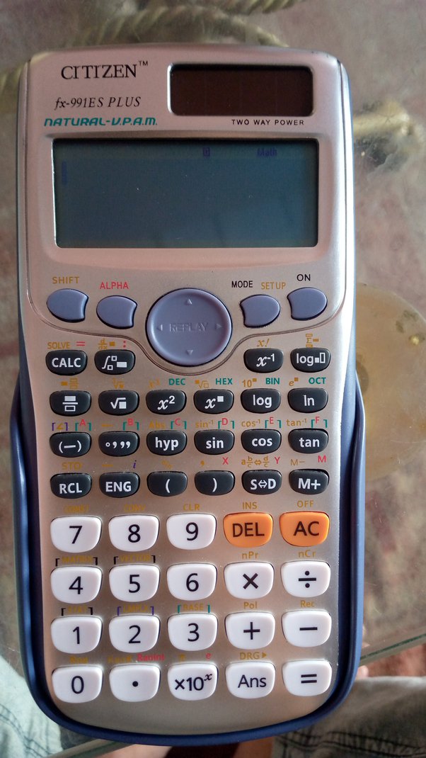 how to restart a casio calculator