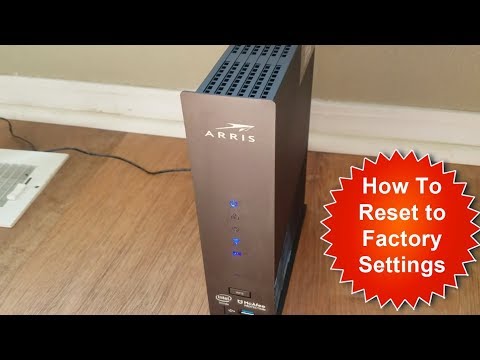 how to restart arris router