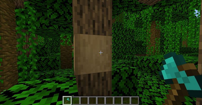 how to strip wood in minecraft