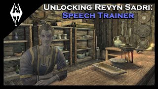 how to train speech skyrim