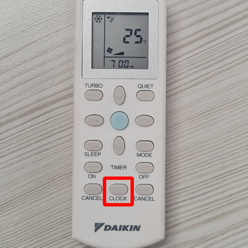 how to use daikin air conditioner remote