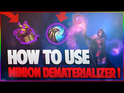 how to use minion dematerializer