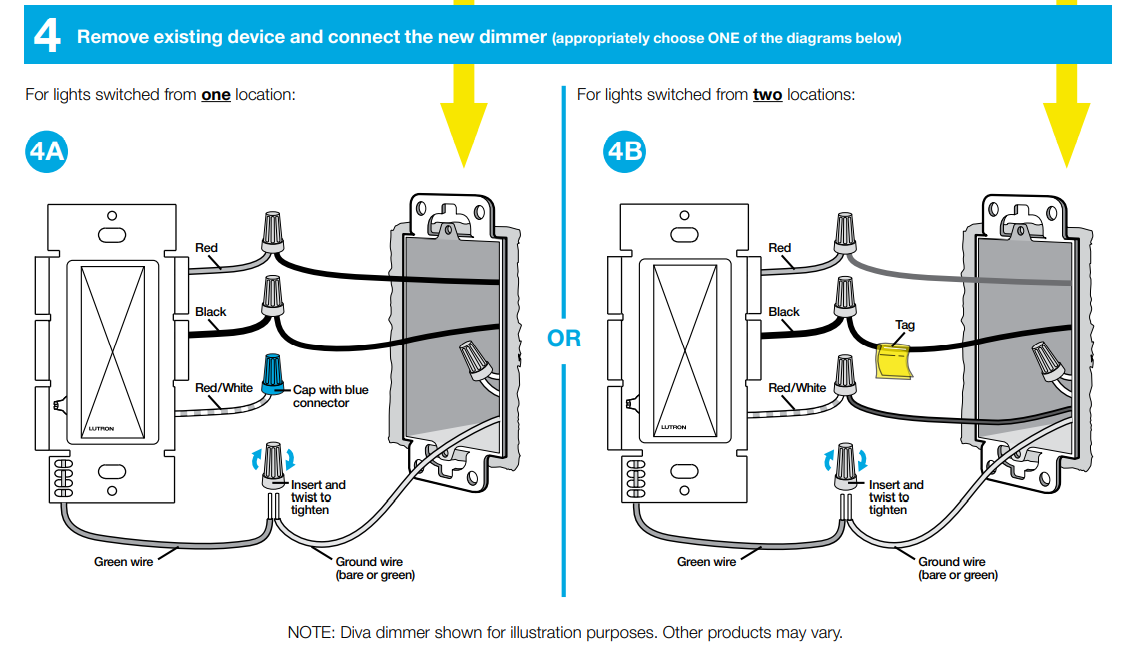 how to wire a lutron dimmer switch