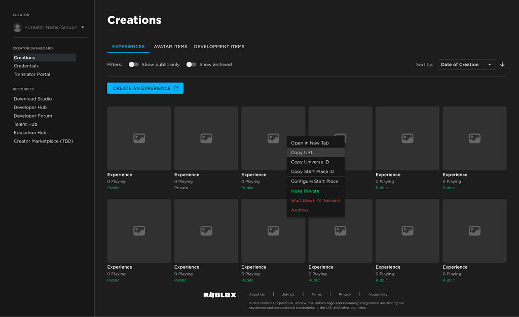 https//create.roblox.com/dashboard/creations/experience