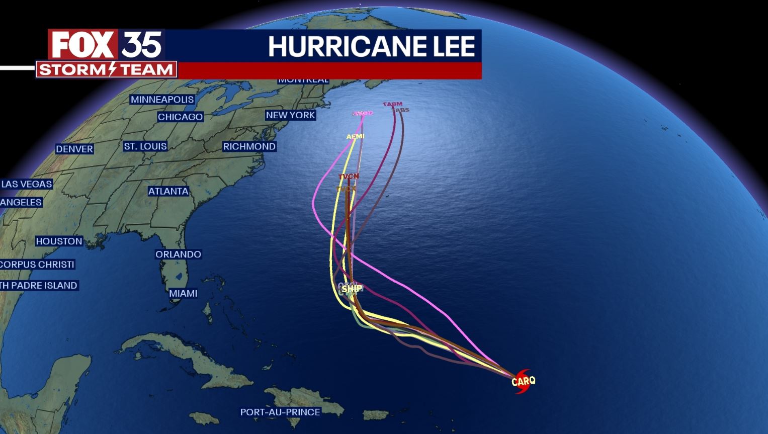 hurricane lee tracker