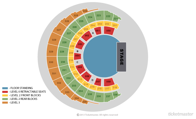 hydro seating map