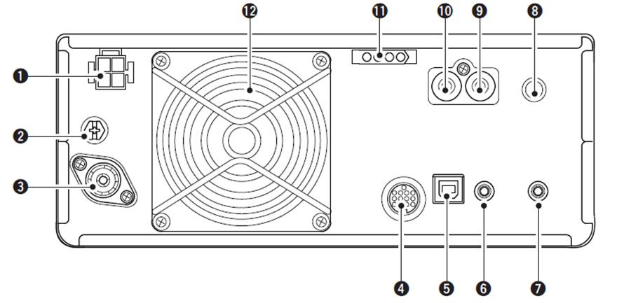 ic 7300 back panel