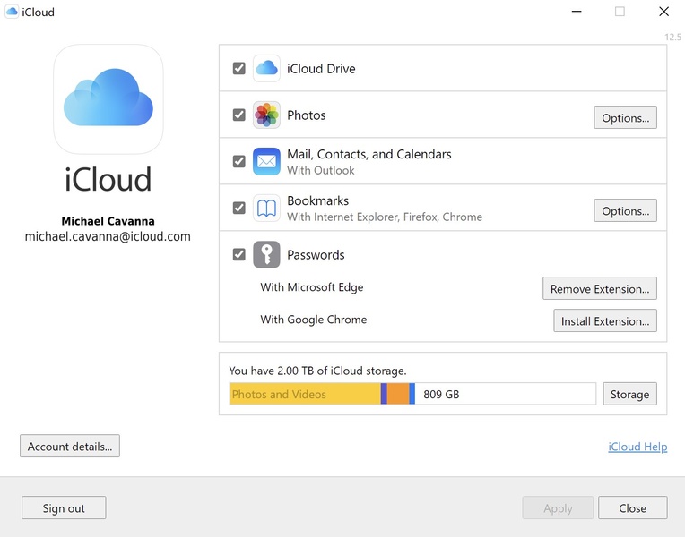 icloud download for windows