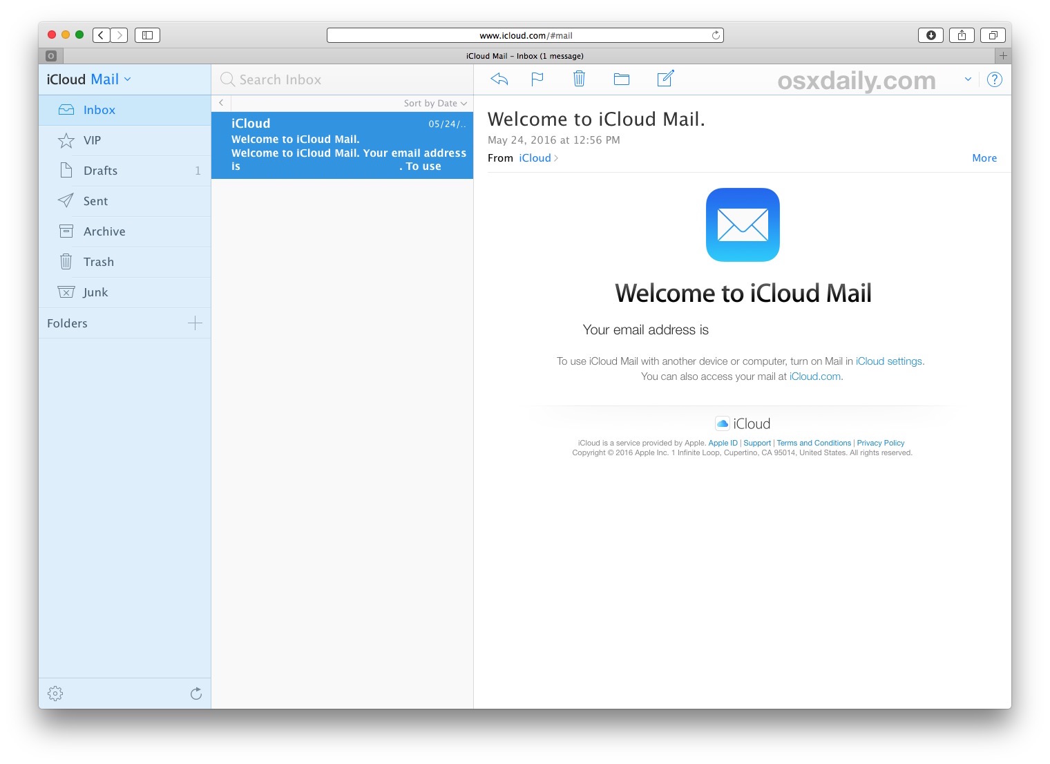 icloud mailbox