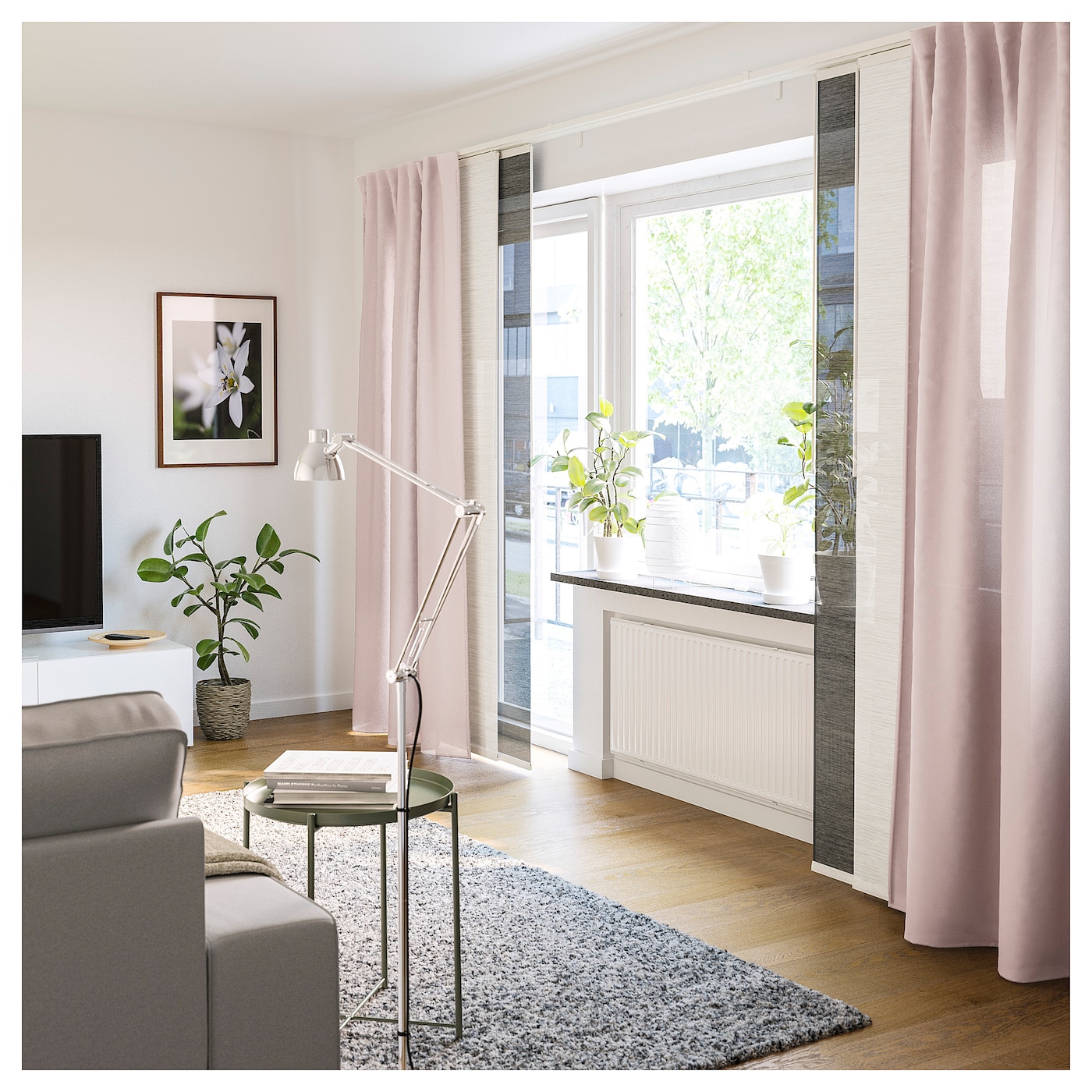 ikea panel curtains for sliding glass doors