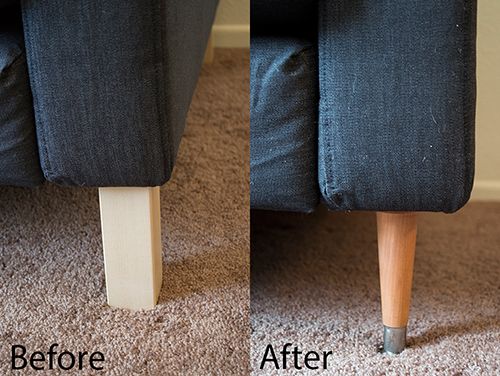 ikea sofa legs